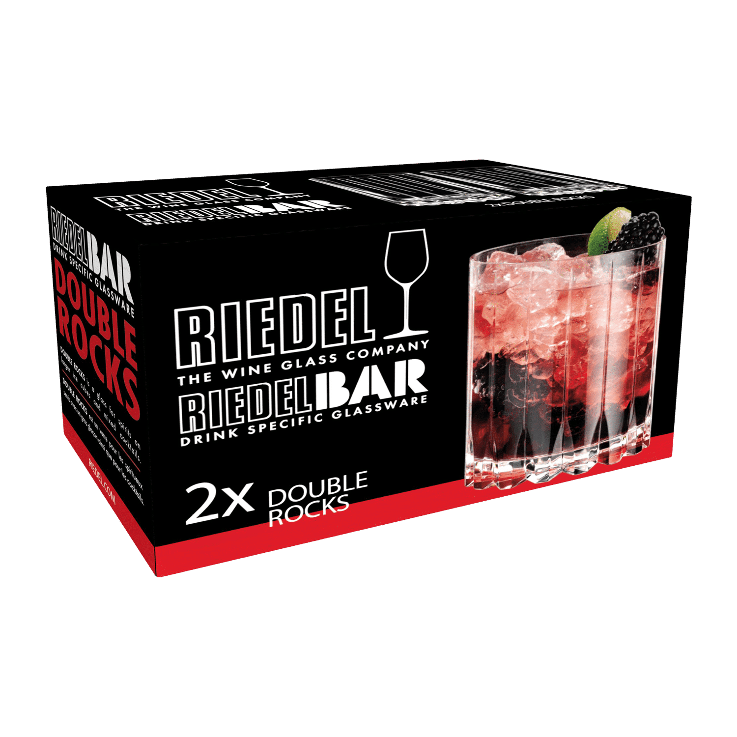 Riedel Drink Specific Glassware Tumbler 37 Cl Double Rocks - 2 Stuks - Glazen.nl