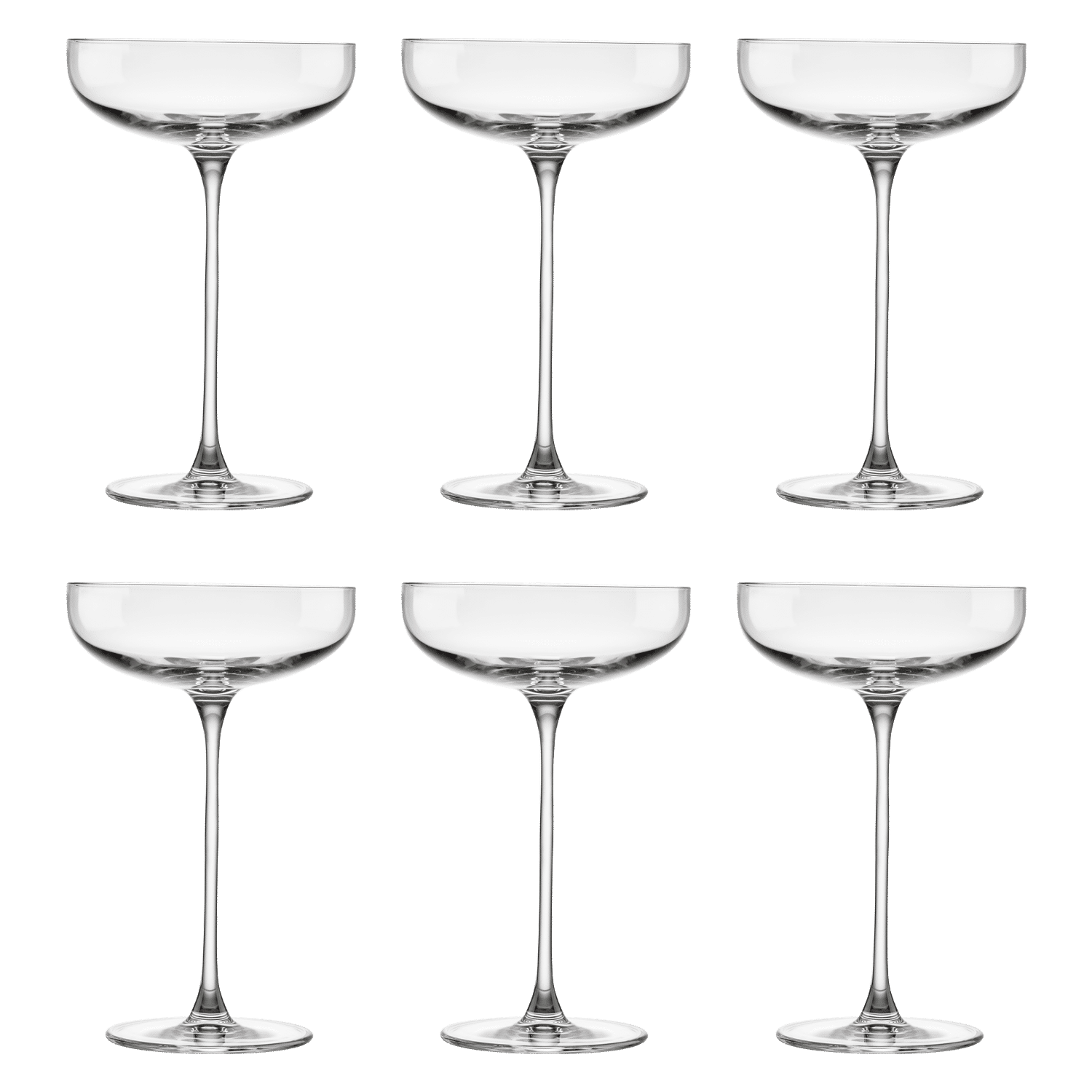 Nude Glass Savage Champagneglas / Coupe 22 Cl - 6 Stuks - Glazen.nl
