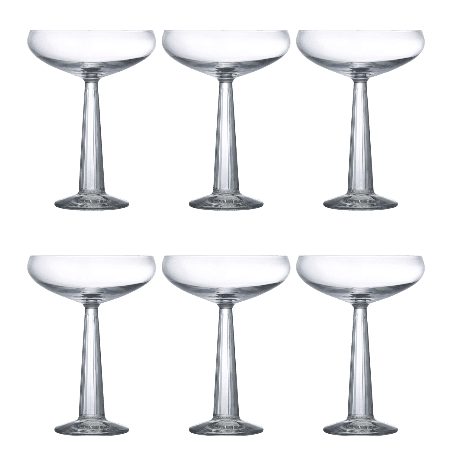 Nude Glass Big Top Champagneglas / Coupe 23,5 Cl - 6 Stuks - Glazen.nl