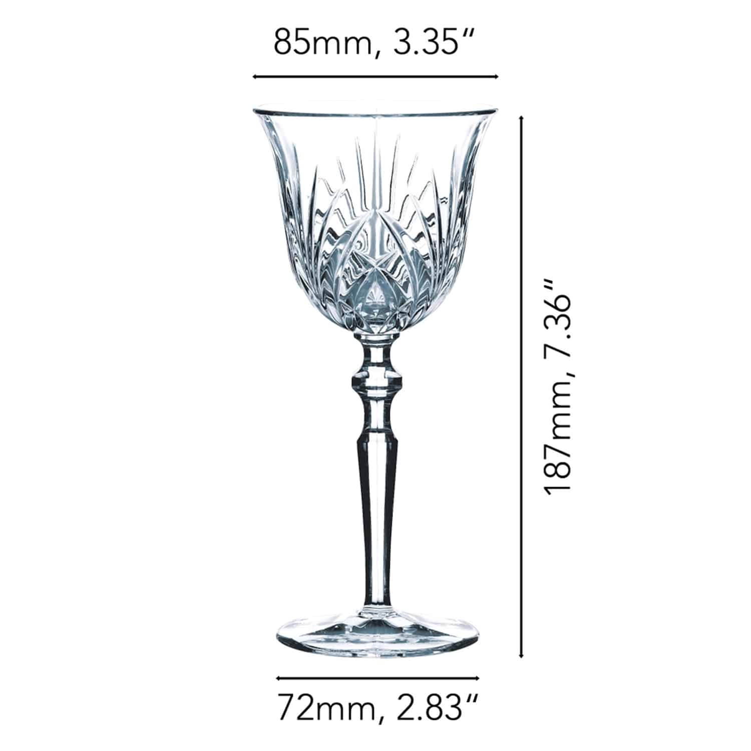 Nachtmann Palais Wijnglas 18 Cl - 24 Stuks - Glazen.nl