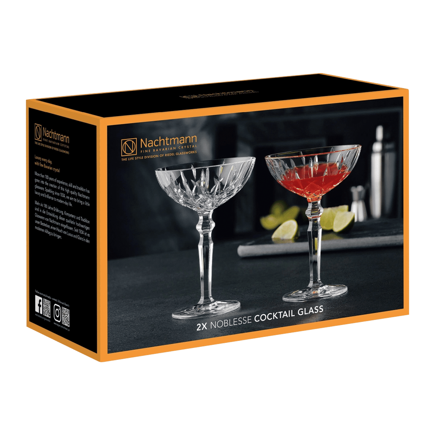 Nachtmann Noblesse Champagneglas / Coupe 18 Cl - 12 Stuks - Glazen.nl