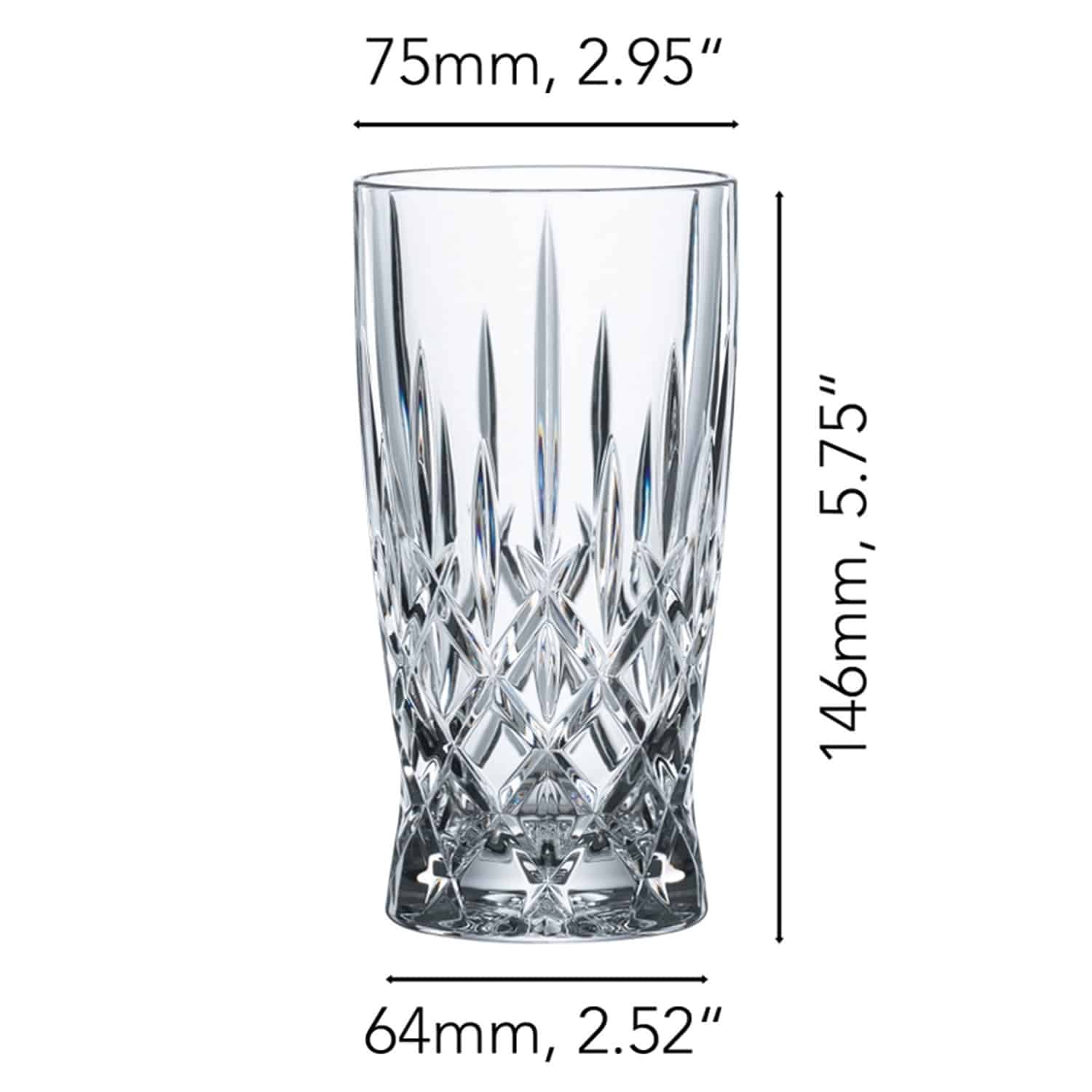 Nachtmann Noblesse Longdrinkglas 35 Cl Latte Macchiato - 12 Stuks - Glazen.nl