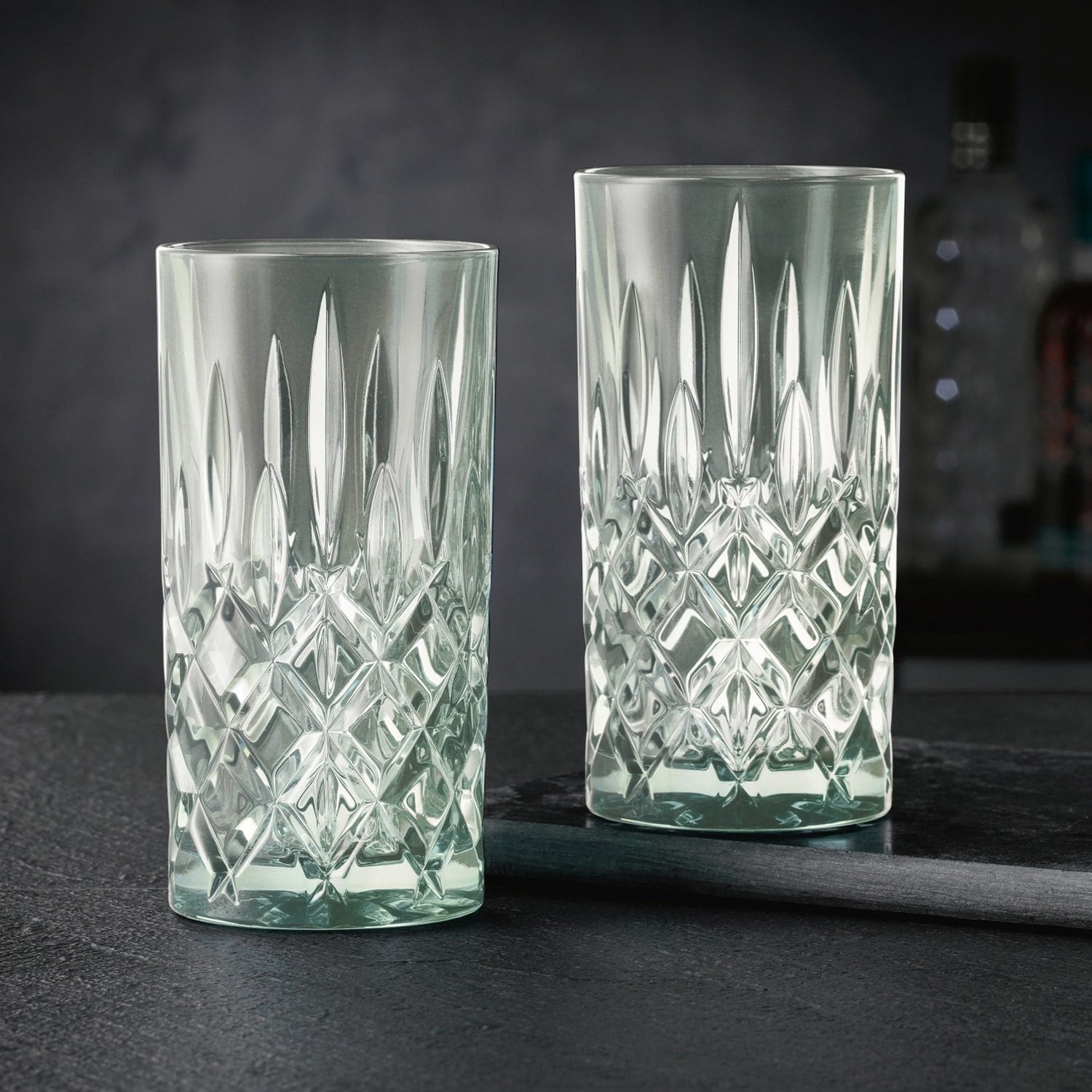 Nachtmann Noblesse Longdrinkglas 39,5 Cl Groen - 2 Stuks - Glazen.nl