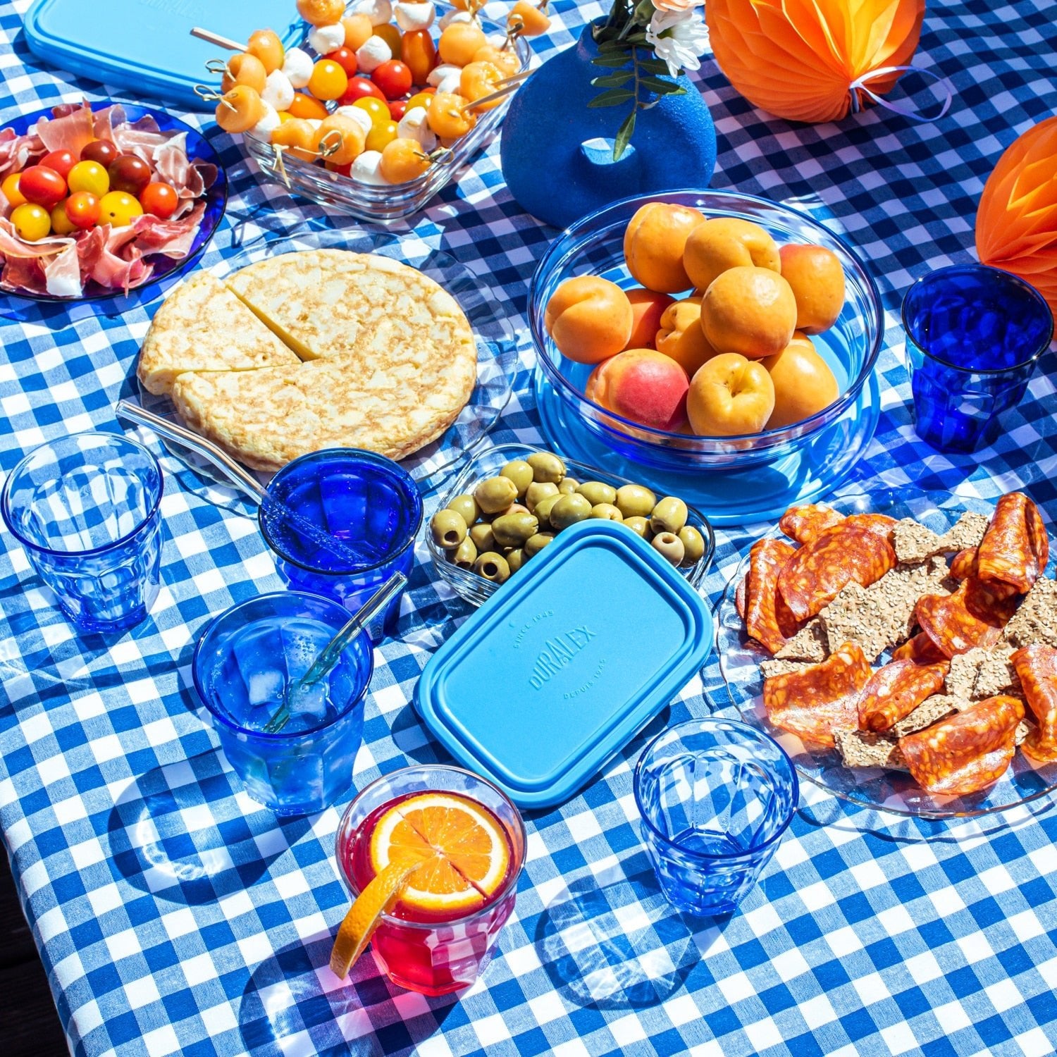 Duralex Picardie Tumbler 22 Cl Marine - 6 Stuks - Glazen.nl