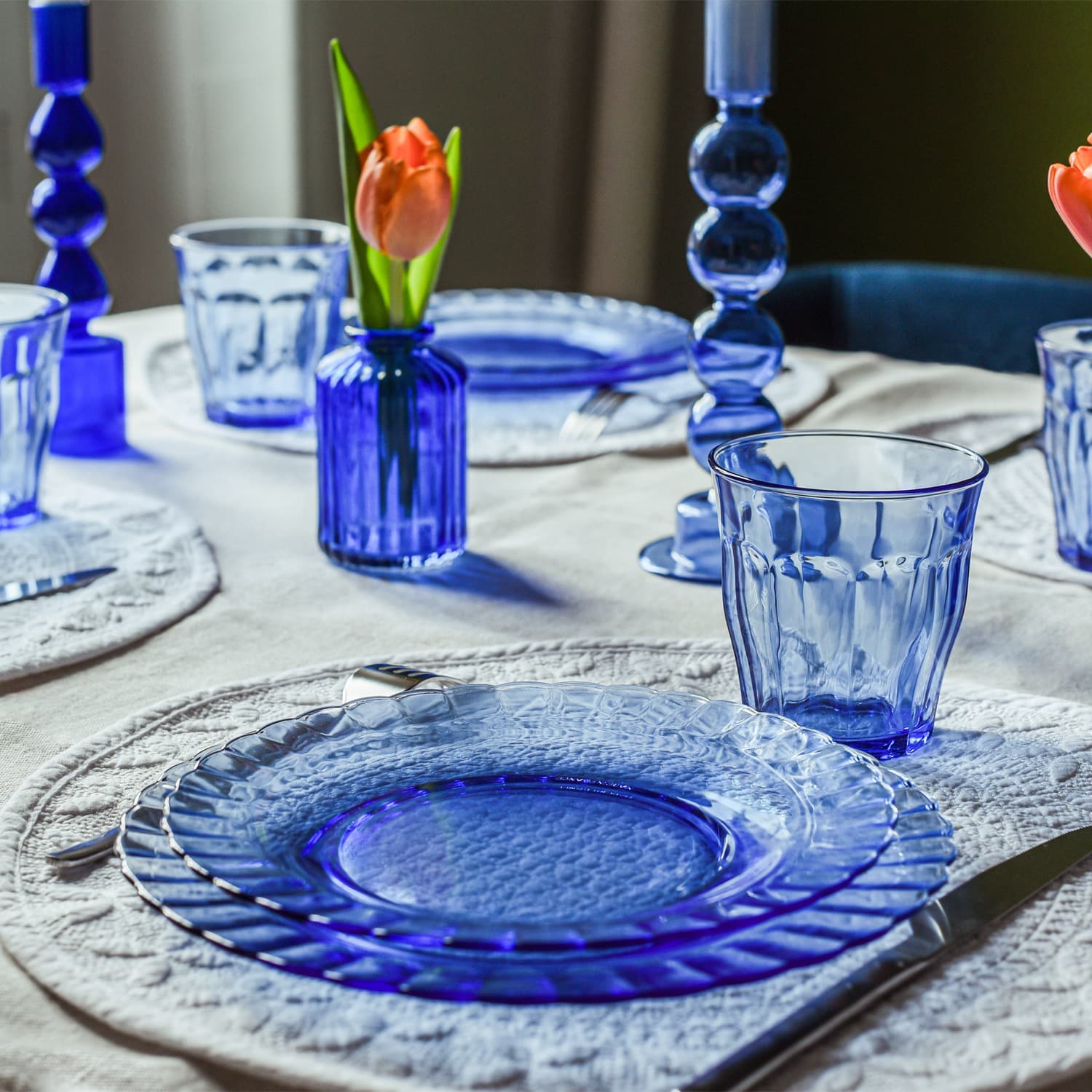 Duralex Picardie Tumbler 22 Cl Marine - 6 Stuks - Glazen.nl