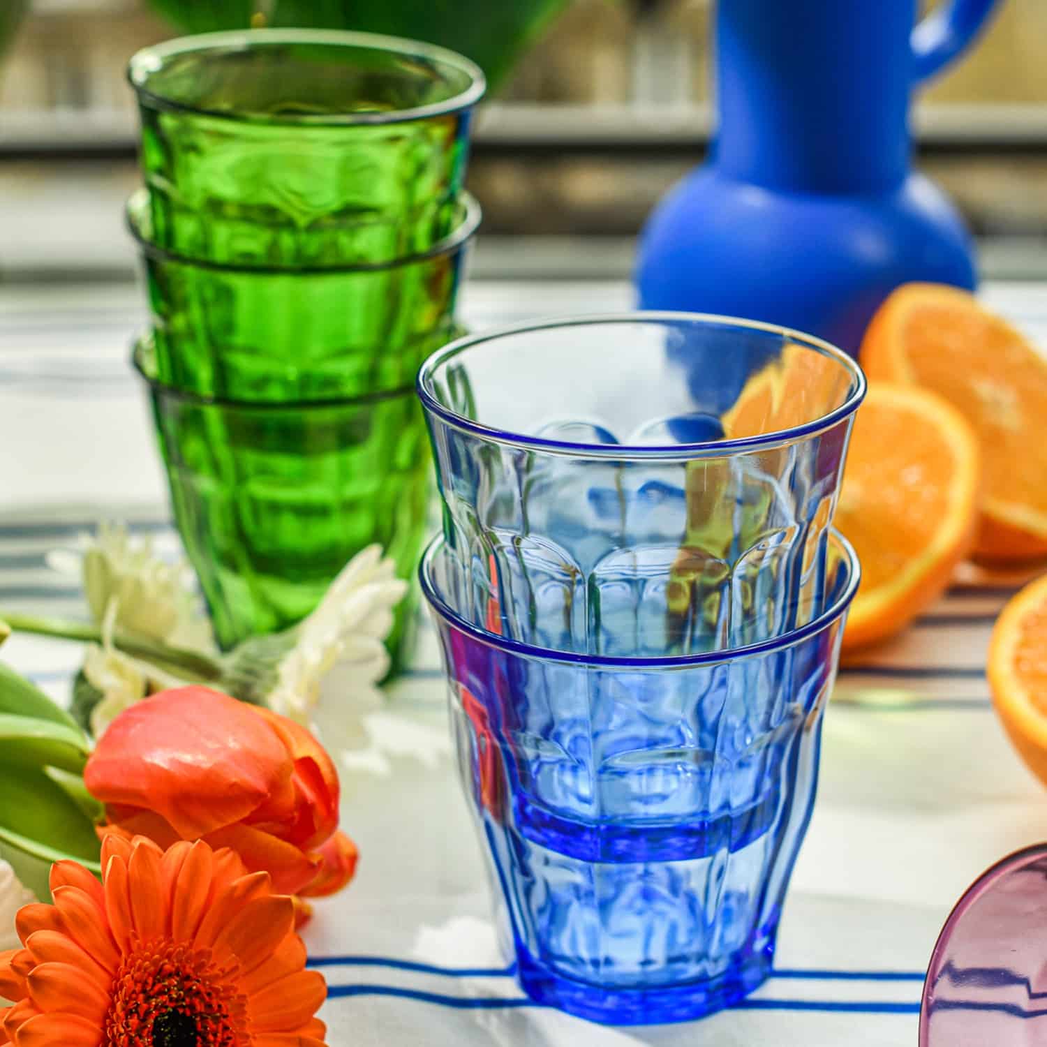 Duralex Picardie Tumbler 22 Cl Marine - 6 Stuks - Glazen.nl