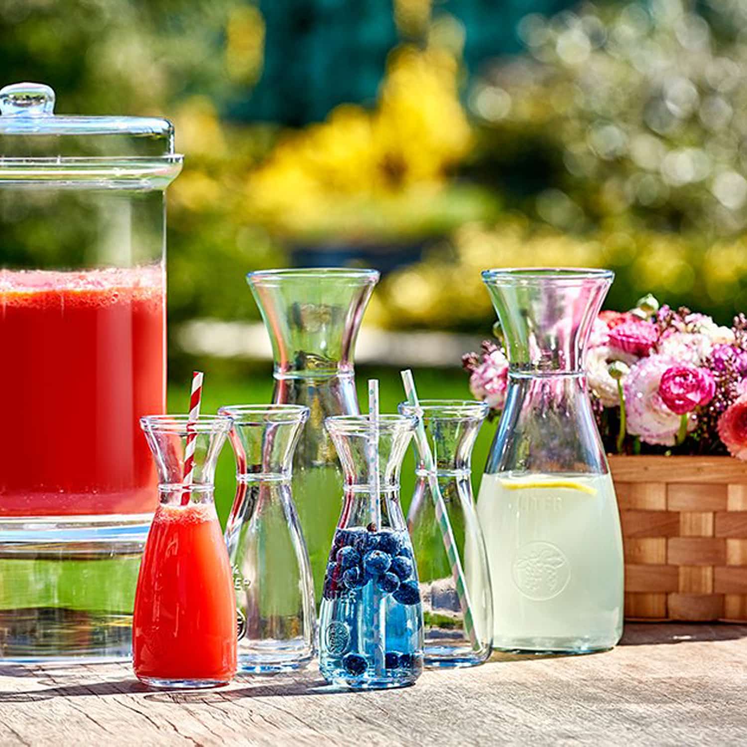 Pasabahce Bacchus Karaf 1,0 Liter - 6 Stuks - Glazen.nl