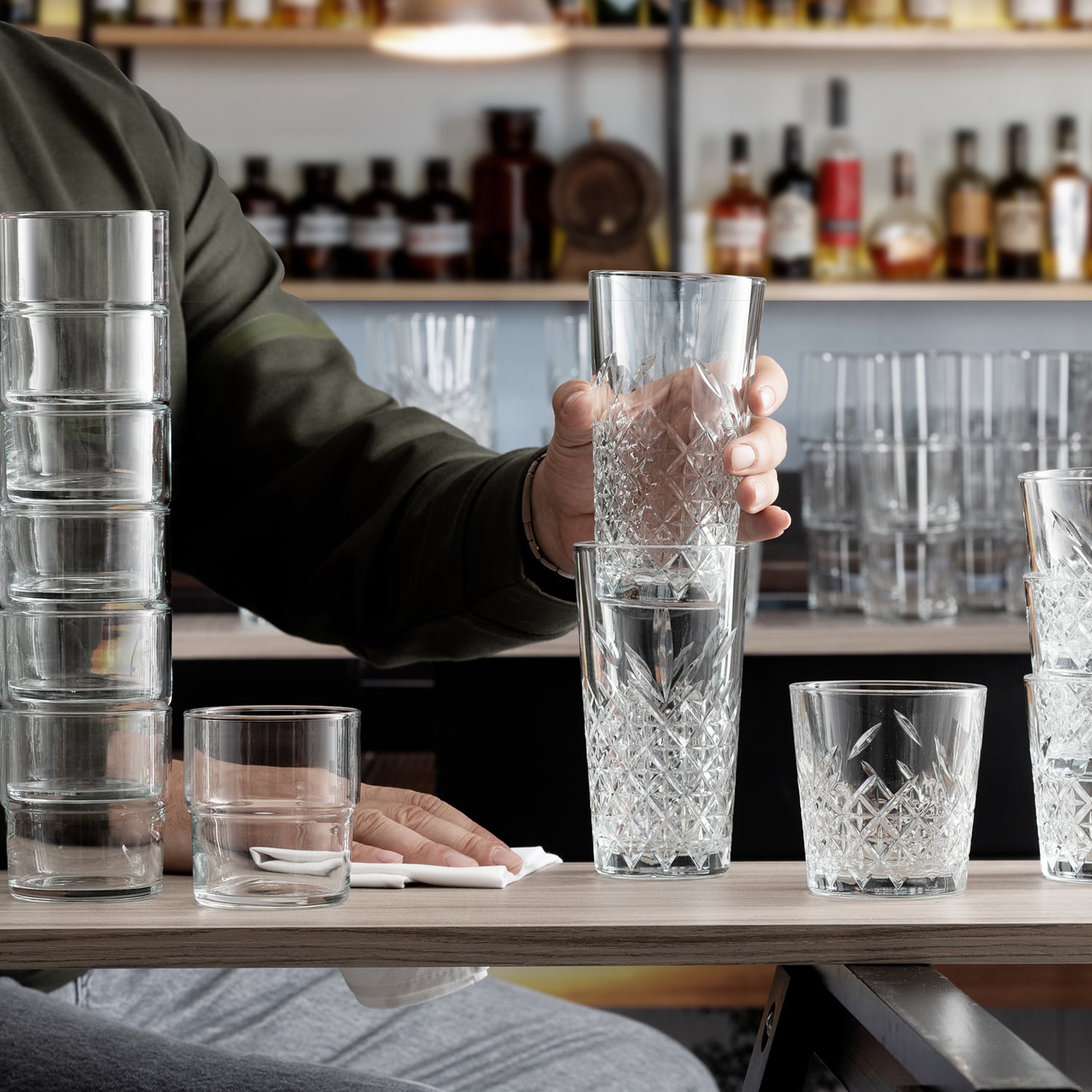 Pasabahce Timeless Longdrinkglas 45 Cl Stapelbaar - 6 Stuks - Glazen.nl