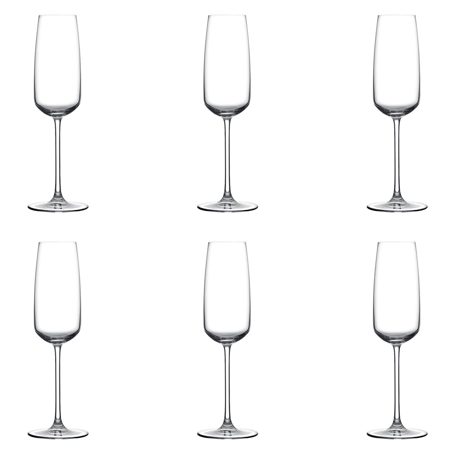 Nude Glass Mirage Champagneglas 24,5 Cl - 6 Stuks - Glazen.nl