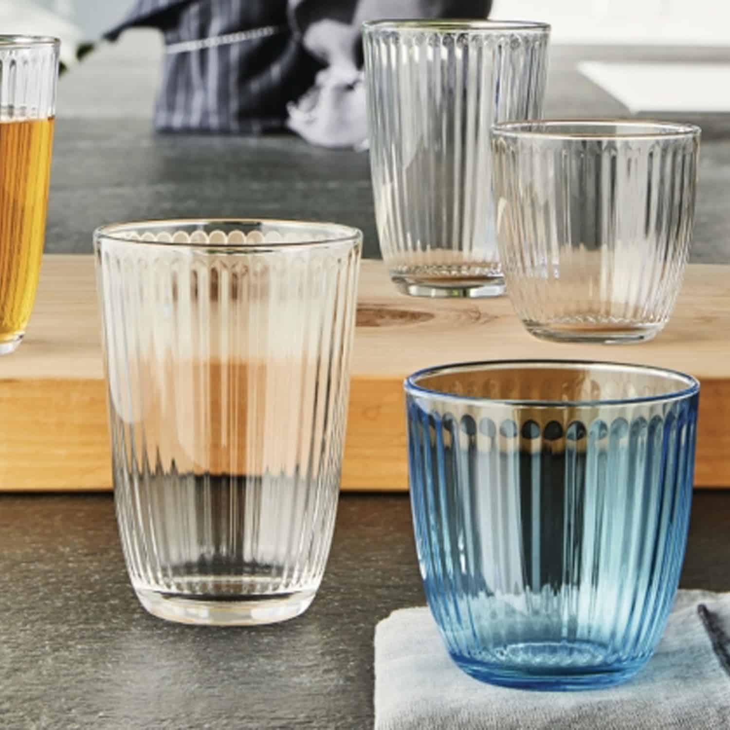 Bormioli Rocco Line Tumbler 29 Cl Blauw - 6 Stuks - Glazen.nl