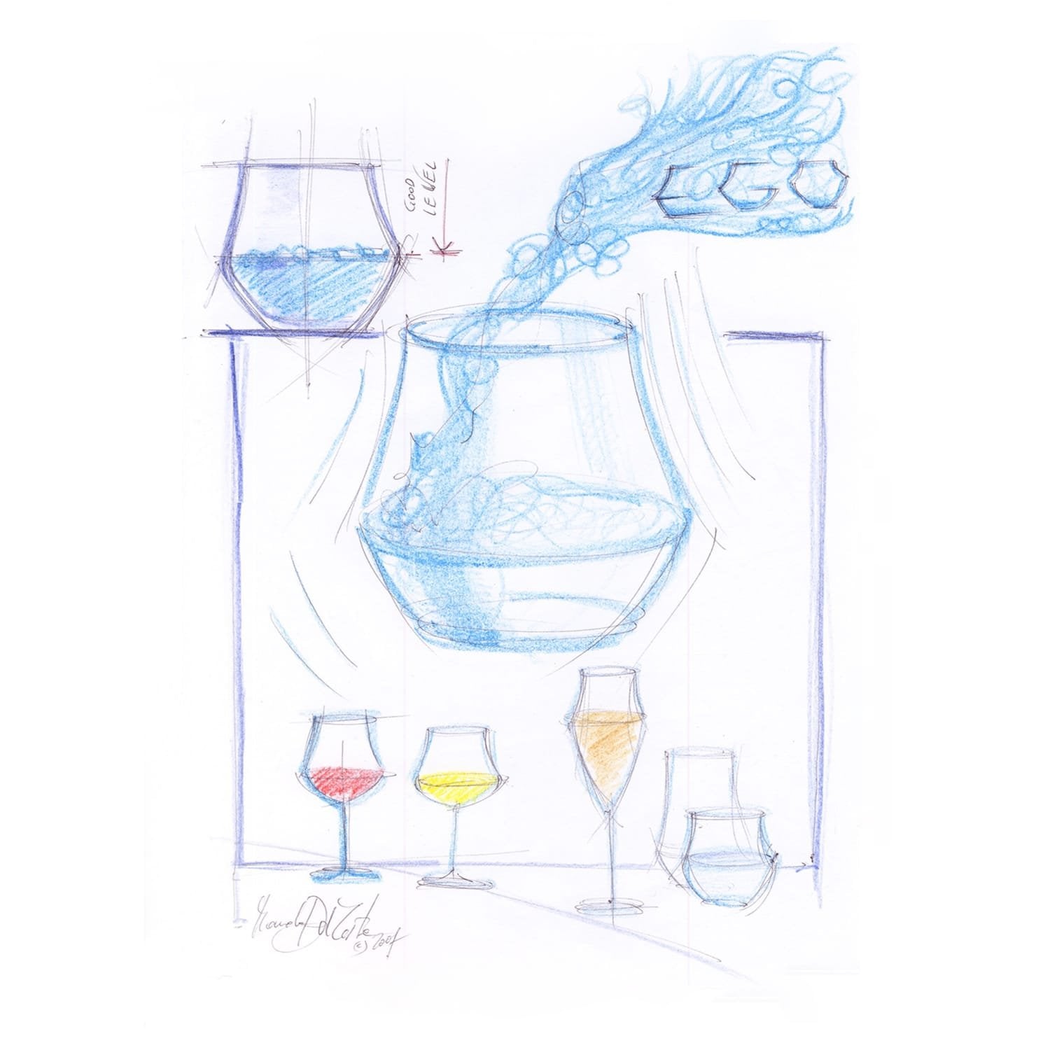 RCR Ego Wijnglas 43 Cl - 6 Stuks - Glazen.nl