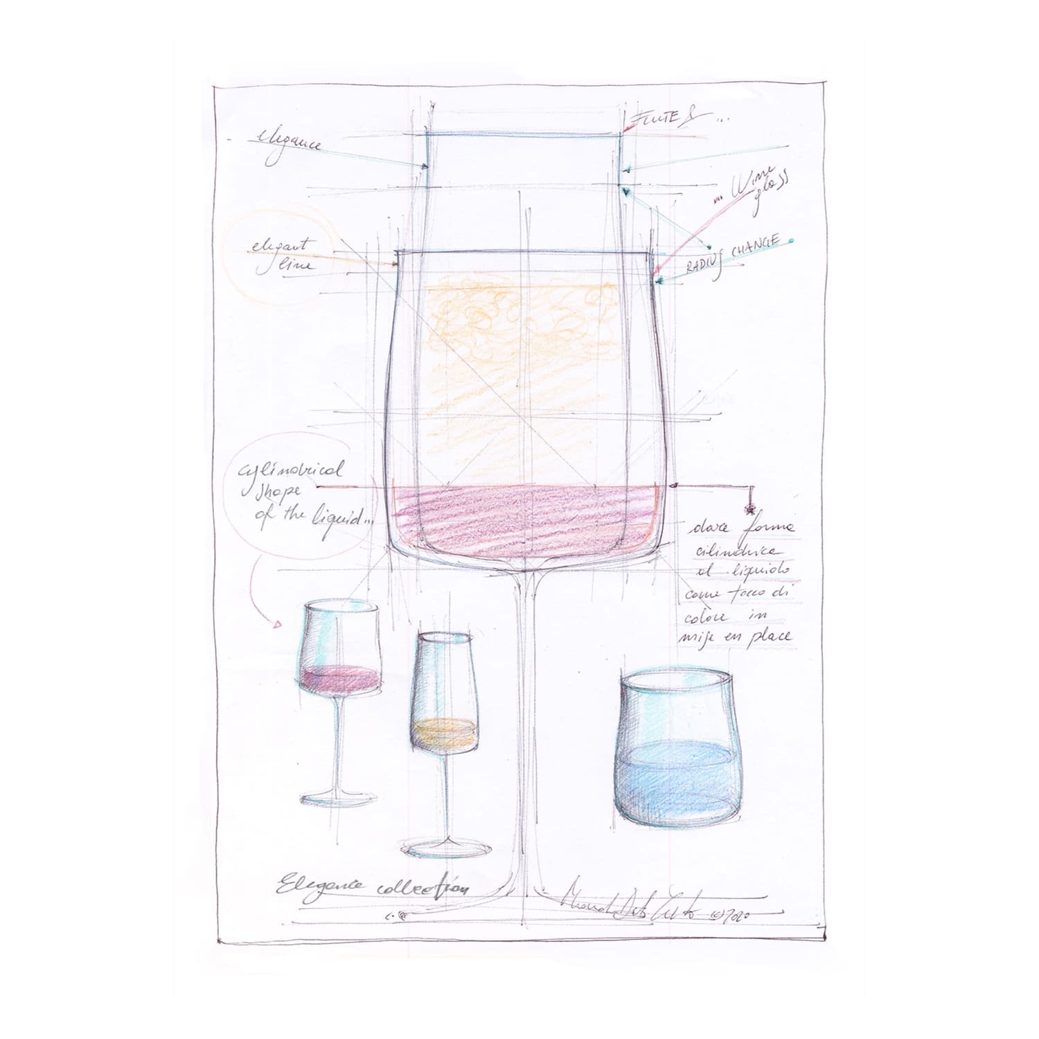 RCR Essential Wijnglas 65 Cl - 6 Stuks - Glazen.nl